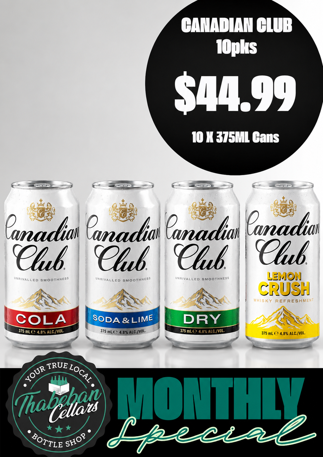 CANADIAN CLUB 10PK'S