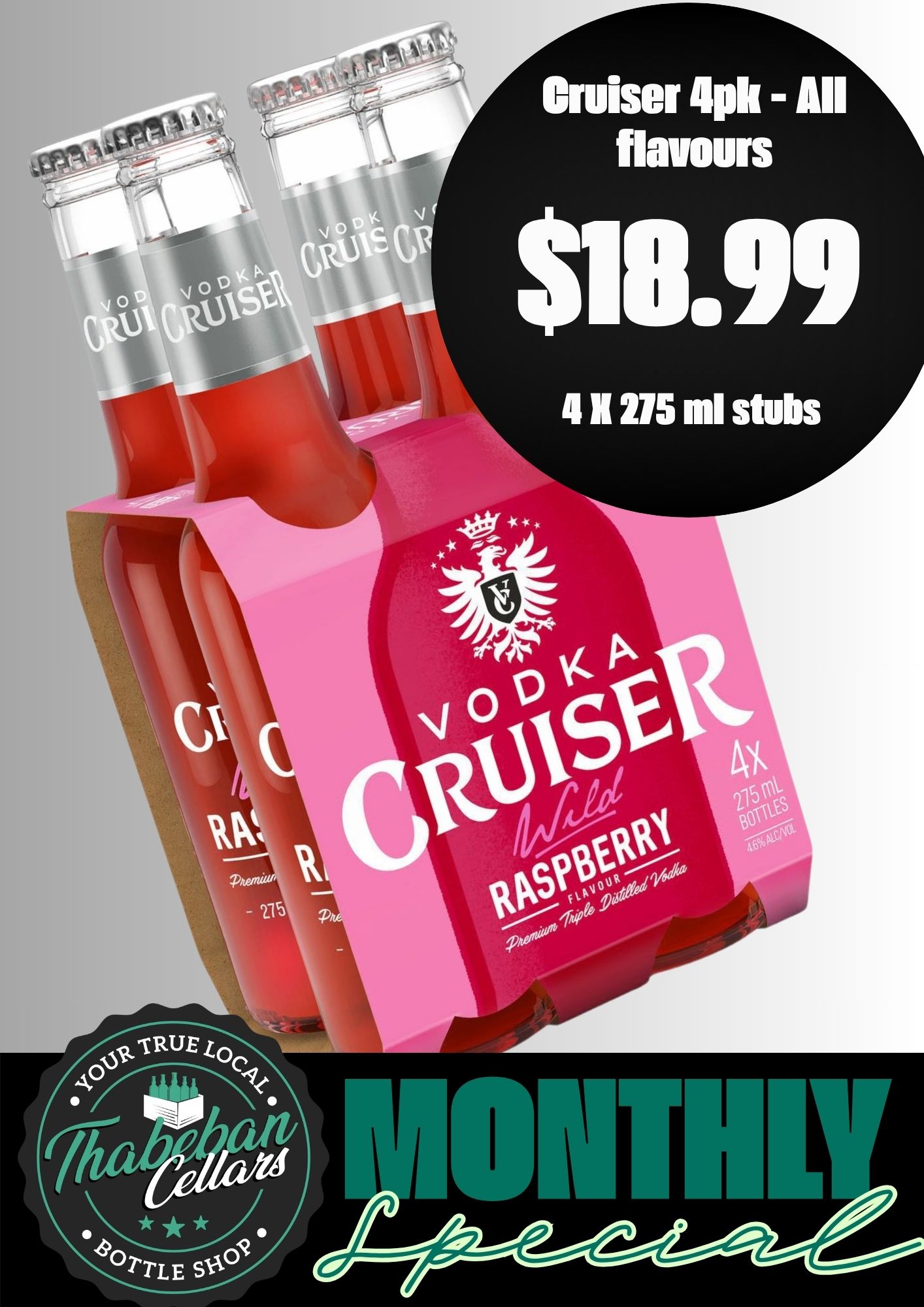 VODKA CRUISER 4PK